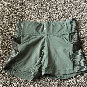 Nike Women's Green Athletic Shorts